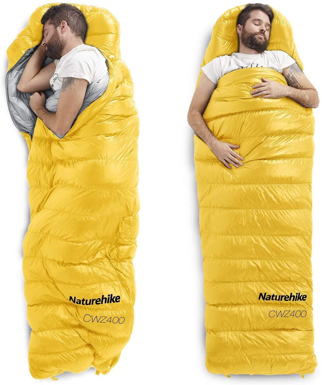 Спальник пуховой M CWZ400 Naturehike NH19W400-Z желтый