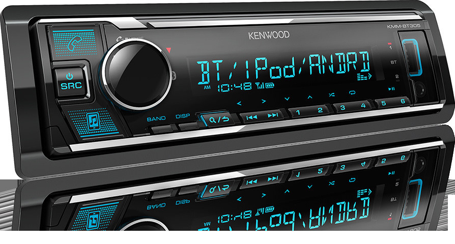 Автомагнитола Kenwood KMM-BT305 (рус яз)