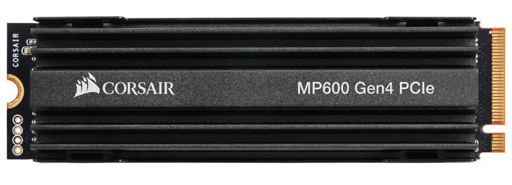 Твердотельный накопитель 500GB SSD Corsair Series MP600 PCIe Gen 3.0x4 NVMe M.2 2280 R4950Mb/s W2500Mb/s