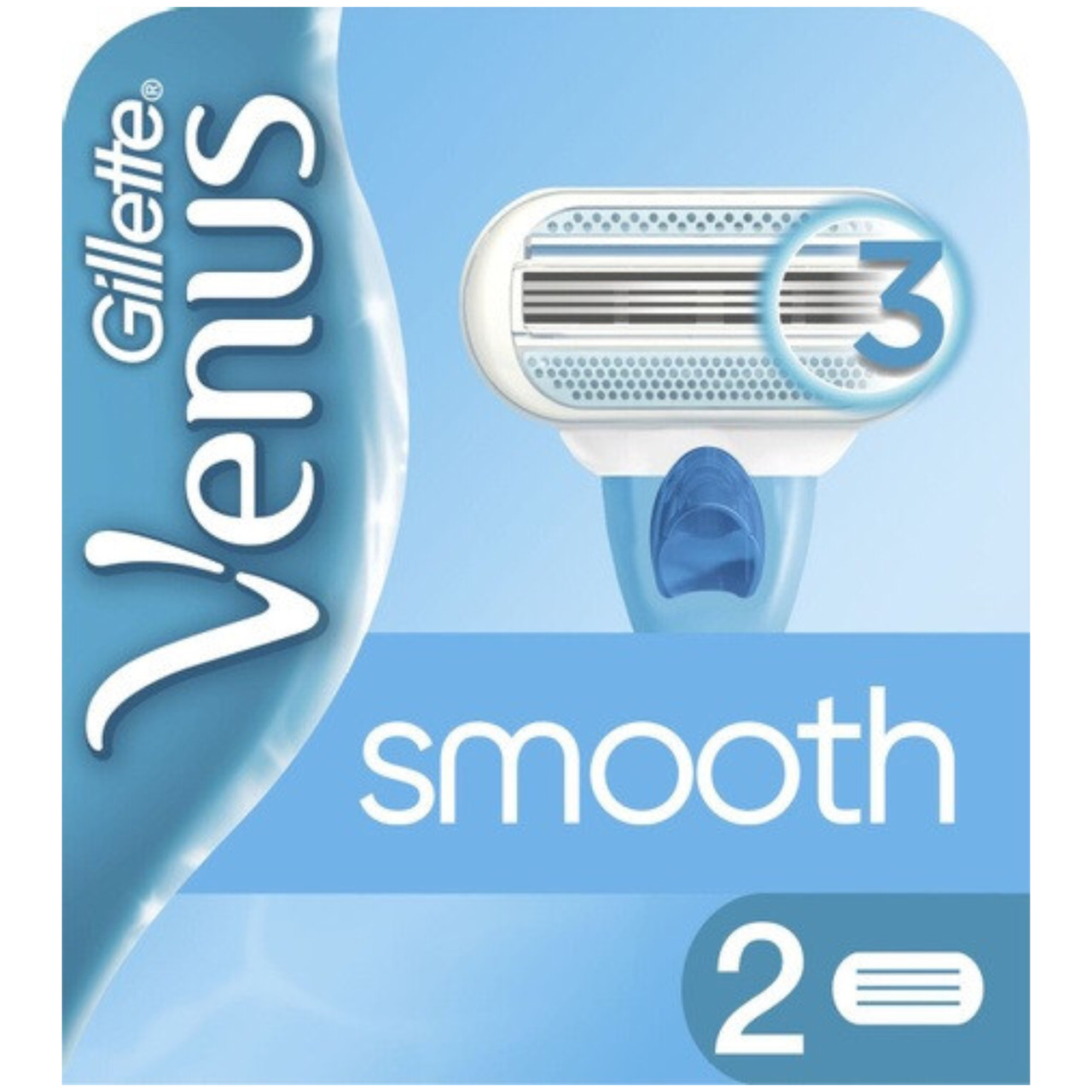 Сменные лезвия Gillette Venus Smooth, 2 шт - фото 1 - id-p88854788
