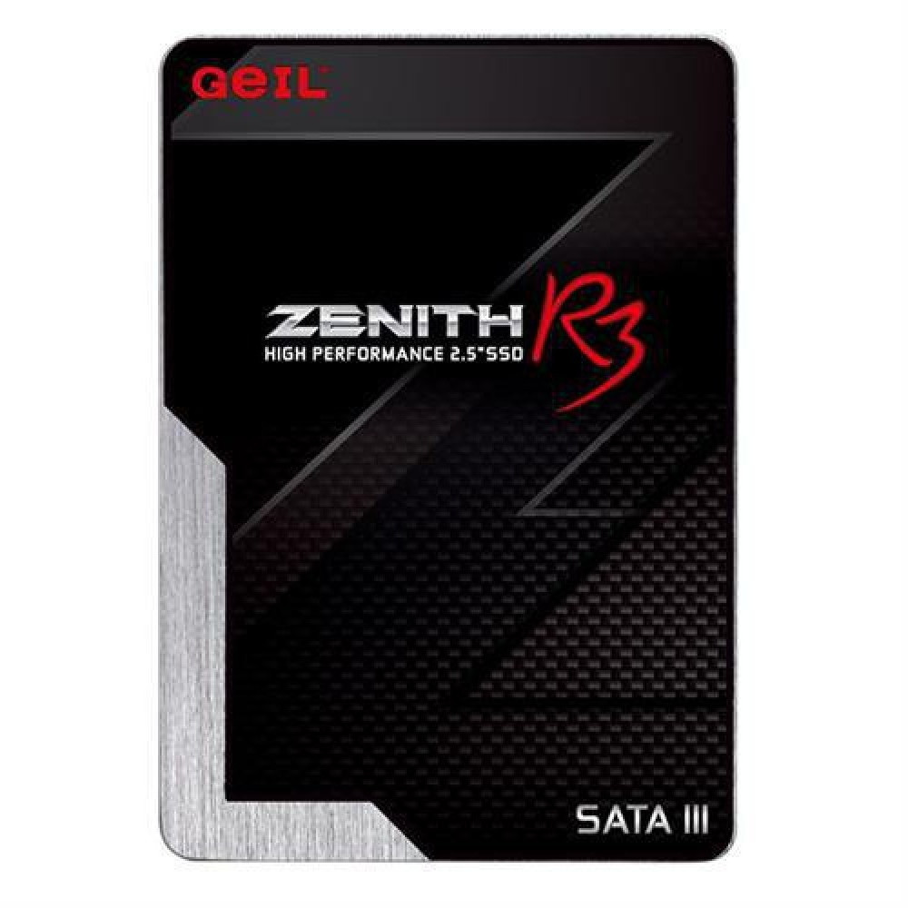 Твердотельный накопитель 128GB SSD GEIL GZ25R3-128G ZENITH R3 Series 2.5” SSD SATAIII Чтение 550MB/s