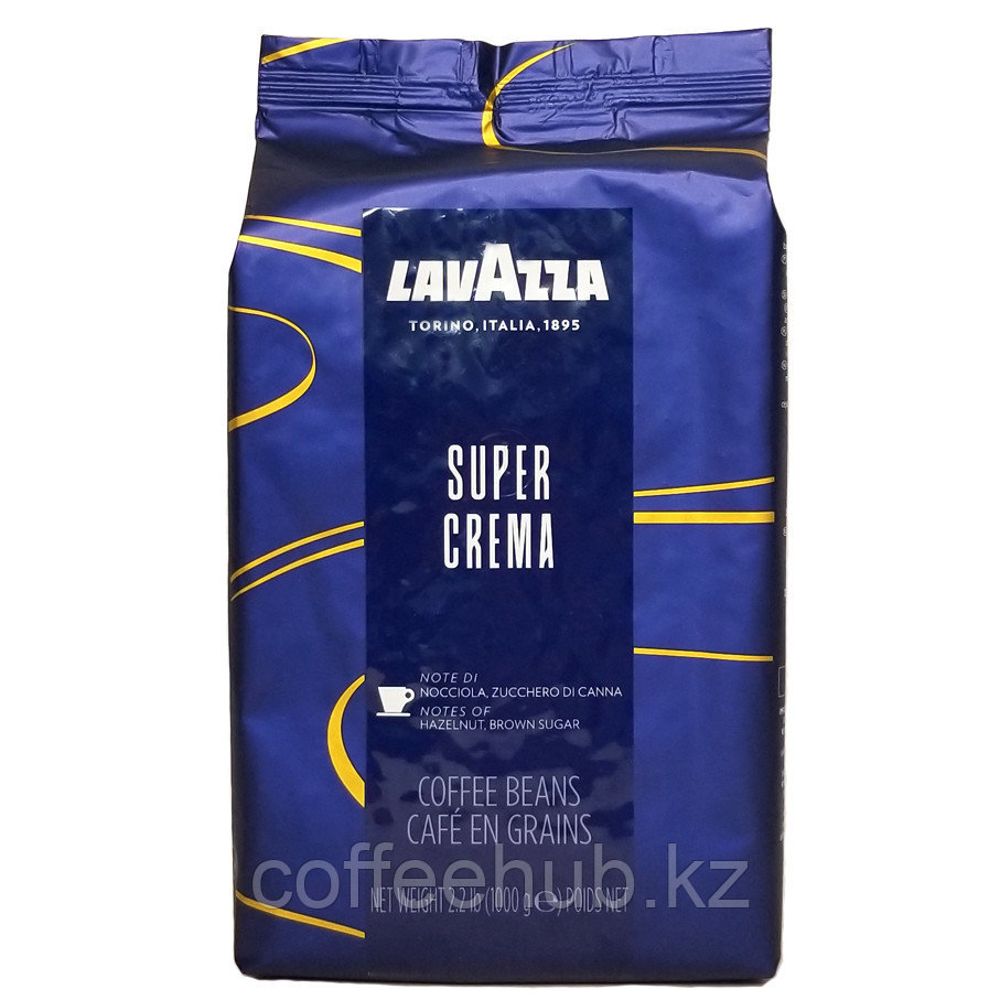 Кофе в зернах Lavazza Super Crema 1000 г (1 кг)