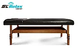 Массажный стол стационарный Comfort SLR-4  (черный), фото 2