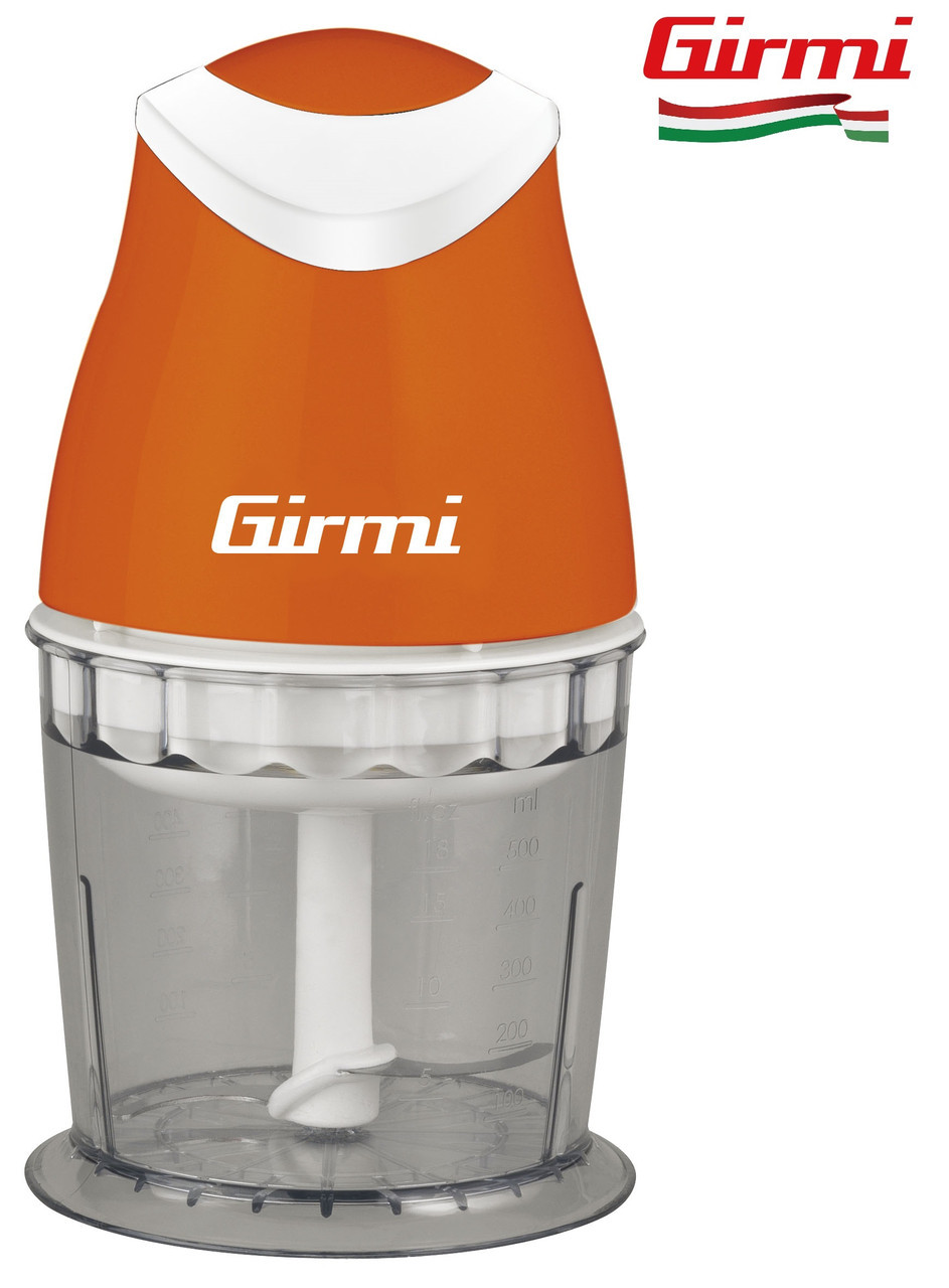 Кухонный мини чоппер - измельчитель электрический для продуктов Girmi TR01 chopper, оранжевый - фото 1 - id-p94977888