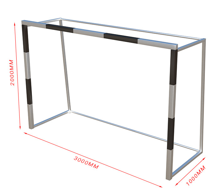 Ворота для минифутбола/гандбола 60х60 3х2х1м - фото 6 - id-p91510927