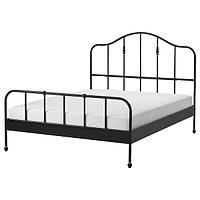 Кровать каркас САГСТУА черный 160х200 см ИКЕА, IKEA, фото 1