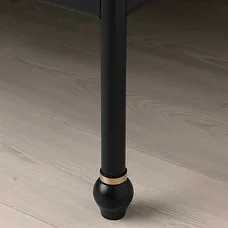Кровать каркас САГСТУА черный 160х200 см ИКЕА, IKEA, фото 3