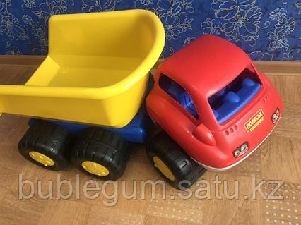 Детская игрушка автомобиль-самосвал с прицепом (в пакете) Дакар