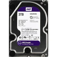 Жесткий диск для видеонаблюдения HDD 3Tb Western Digital Purple SATA 3,5" WD30PURZ
