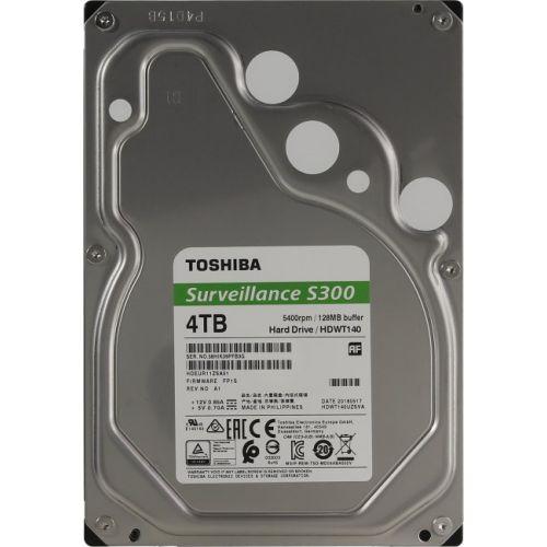 Жесткий диск для Видеонаблюдения HDD 4Tb TOSHIBA S300 Surveillance 3,5" HDWT840UZSVA