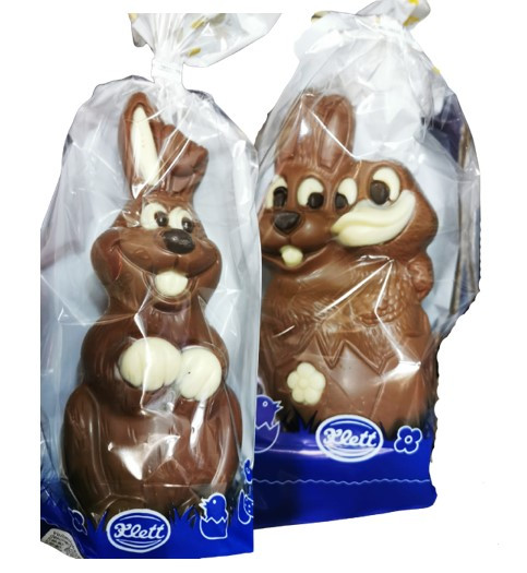 Шоколадные Фигурки Зайчик в подарочной упаковке 200гр /Германия/ - фото 1 - id-p94982022