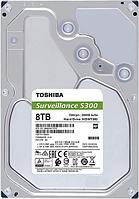 Жесткий диск для Видеонаблюдения HDD 8Tb TOSHIBA S300 256Mb SATA3 3,5" HDWT380UZSVA