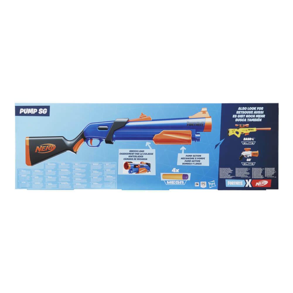 NERF FORTNITE PUMP SG LAUNCHER + 4 МЕГА СТРЕЛЫ