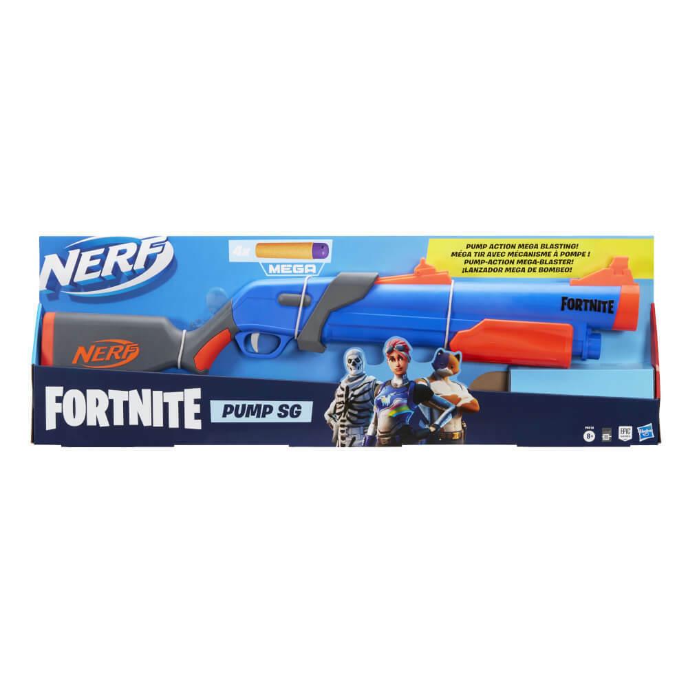 NERF FORTNITE PUMP SG LAUNCHER + 4 МЕГА СТРЕЛЫ