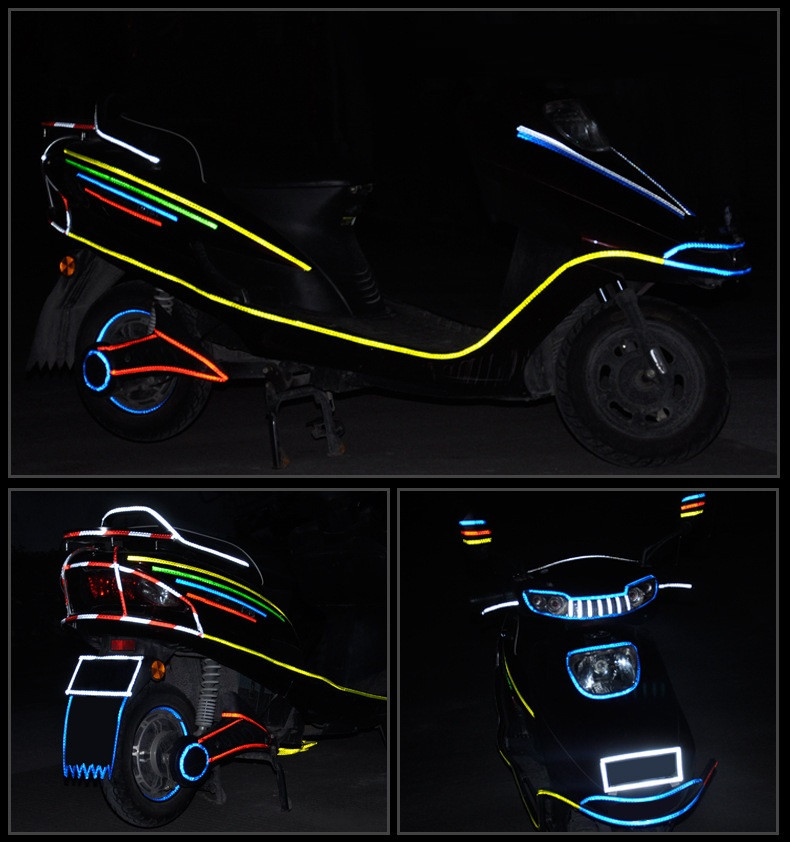 Светоотражающая лента на велосипед, мотоцикл, автомобиль, самокат и т.д. Рассрочка. Kaspi RED - фото 8 - id-p94982902