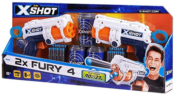 Набор скорострельных бластеров Zuru X-Shot Excel Fury 4 2PK