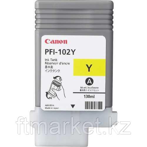 Картридж Canon PFI102Y YELLOW IPF5/6/700