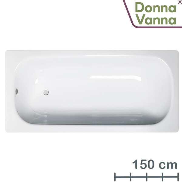 Ванна стальная с антибактериальным покрытием ВИЗ DONNA VANNA c о/подставкой 150*70*40 ОР-01200 (DV-53901) - фото 4 - id-p44853723
