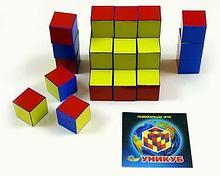 УНИКУБ - кубики (упаковка-коробка)(3-12лет) арт. КР18650