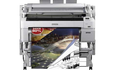 Epson C11CD67301A2 Плоттер SC-T5200 HDD, A0, 2880х1440dpi, USB2.0, Ethernet - фото 1 - id-p95010320