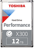 Жесткий диск HDD 12Tb TOSHIBA X300 SATA 256Mb 3.5" HDWR21CUZSVA