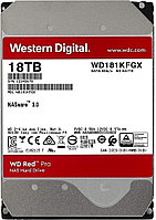 Жесткий диск для NAS систем HDD 18Tb Western Digital Red PRO SATA3 3,5" 7200rpm 512Mb WD181KFGX