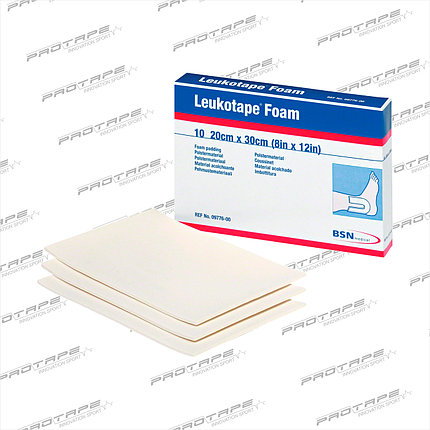 Повязка для усиления компрессии Leukotape Foam 20см*30см, отрезная микропористая, фото 2