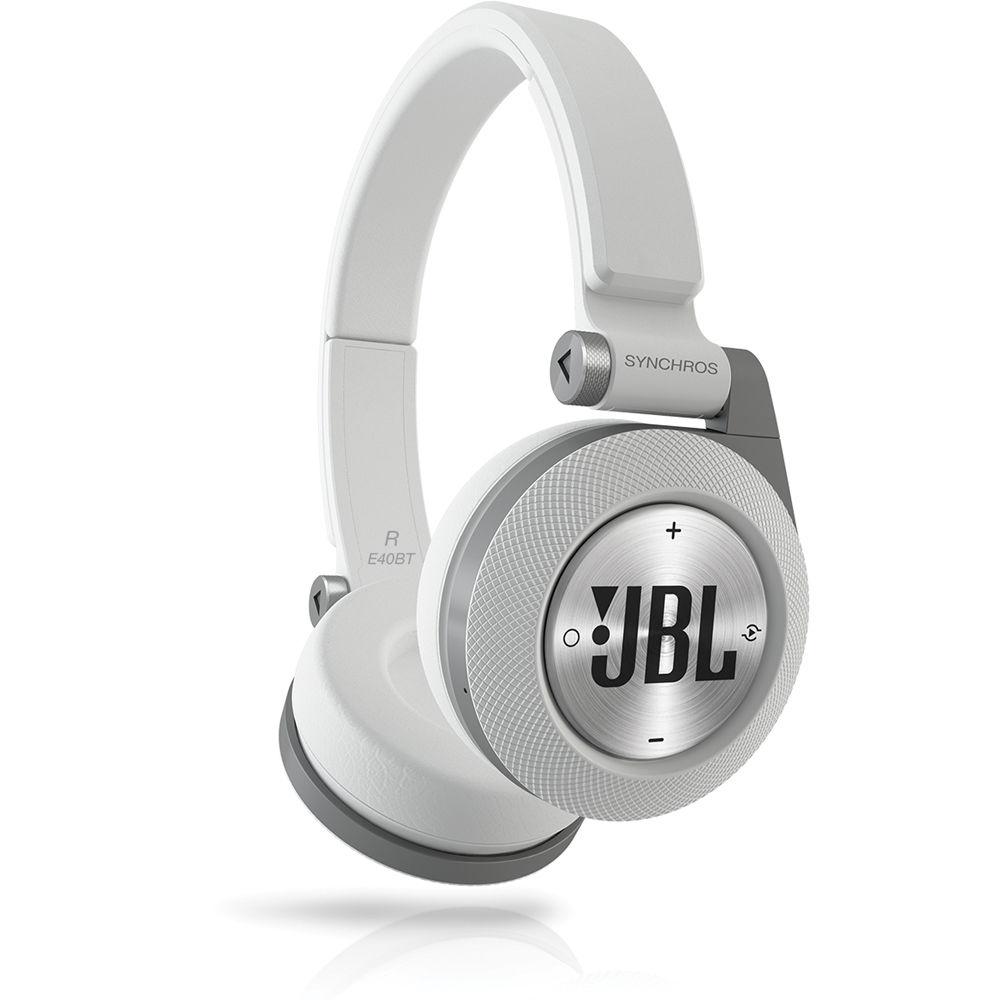 Bluetooth гарнитура JBL Synchros E40BT Original White/Silver