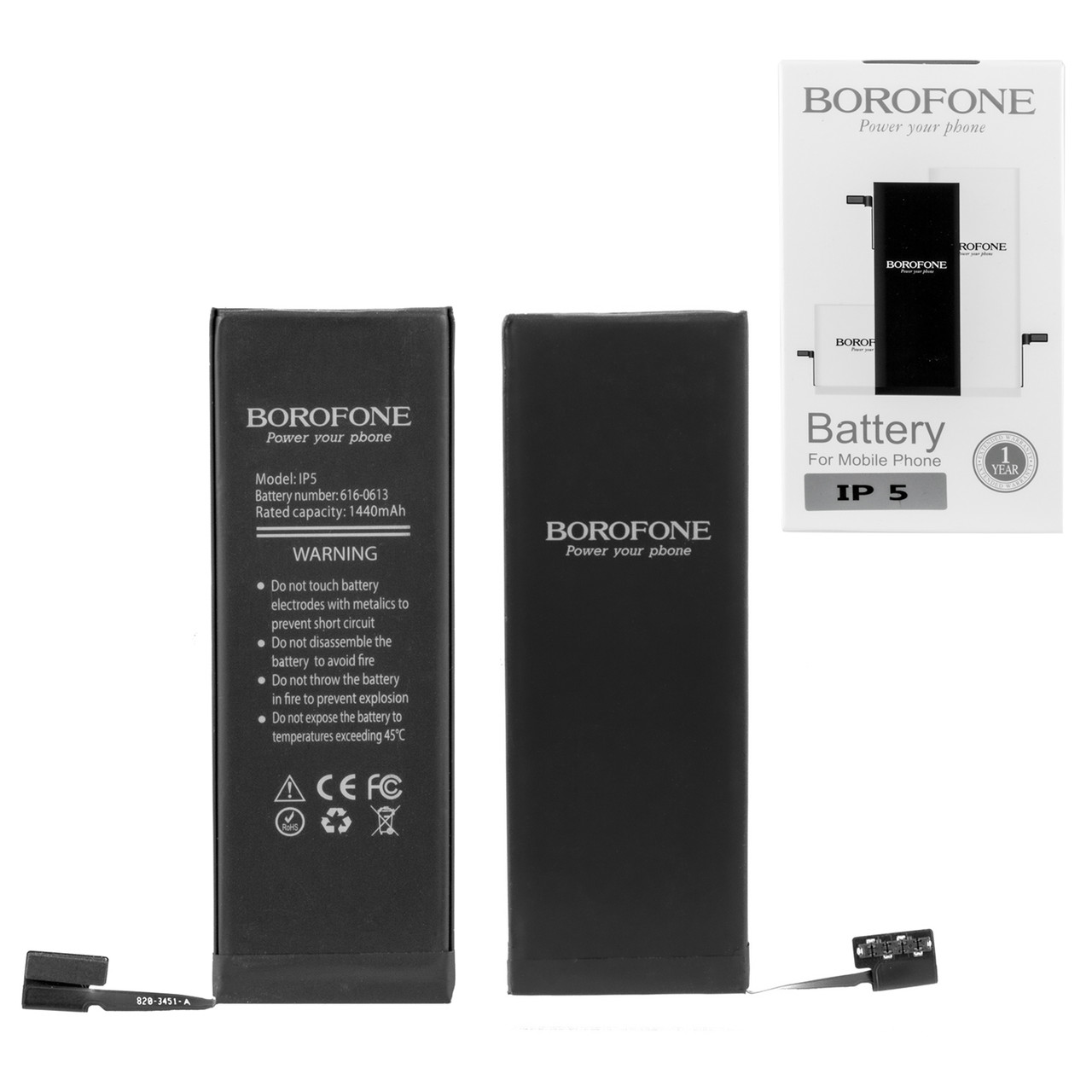 Аккумулятор Apple iPhone 5G 1440mAh Borofone