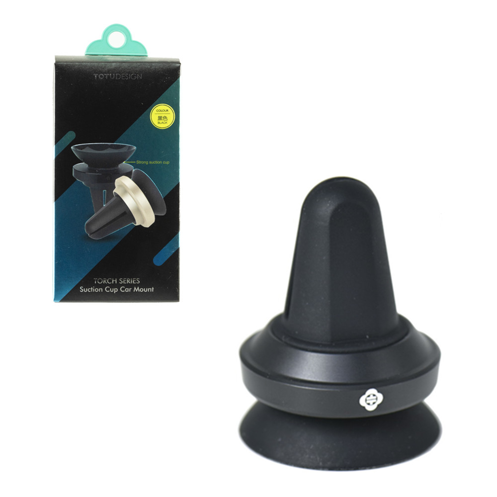 Автодержатель Totu Torch series Suction Cup Black