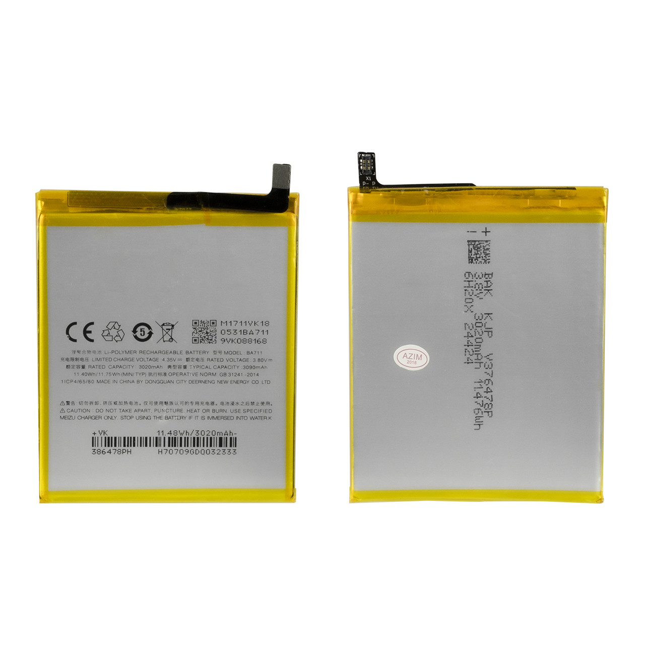 Аккумулятор Meizu BA711 Meizu 6/Meizu M6 3000mAh OEM