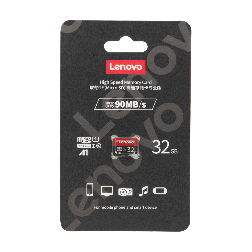 Карта памяти Micro SD U1 HC A1 32Gb Lenovo class 10