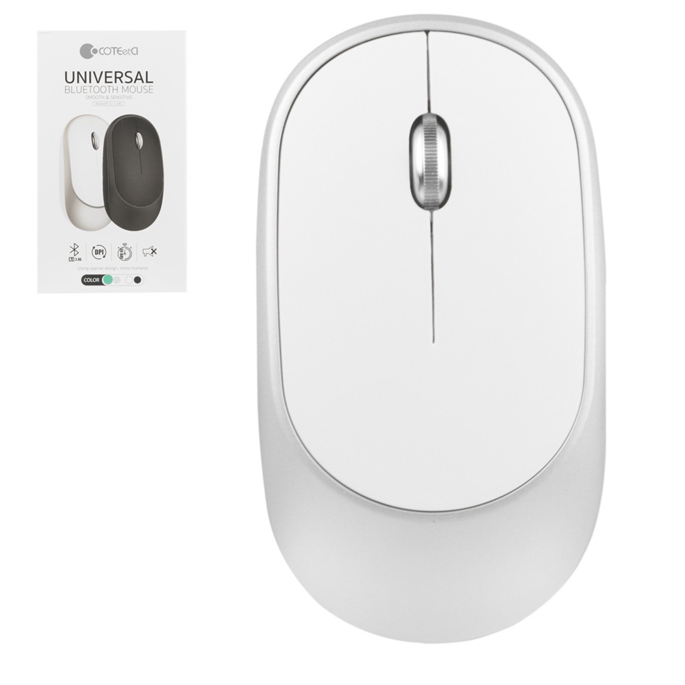 Беспроводная мышь Coteetci 84001-TS, Wireless , White