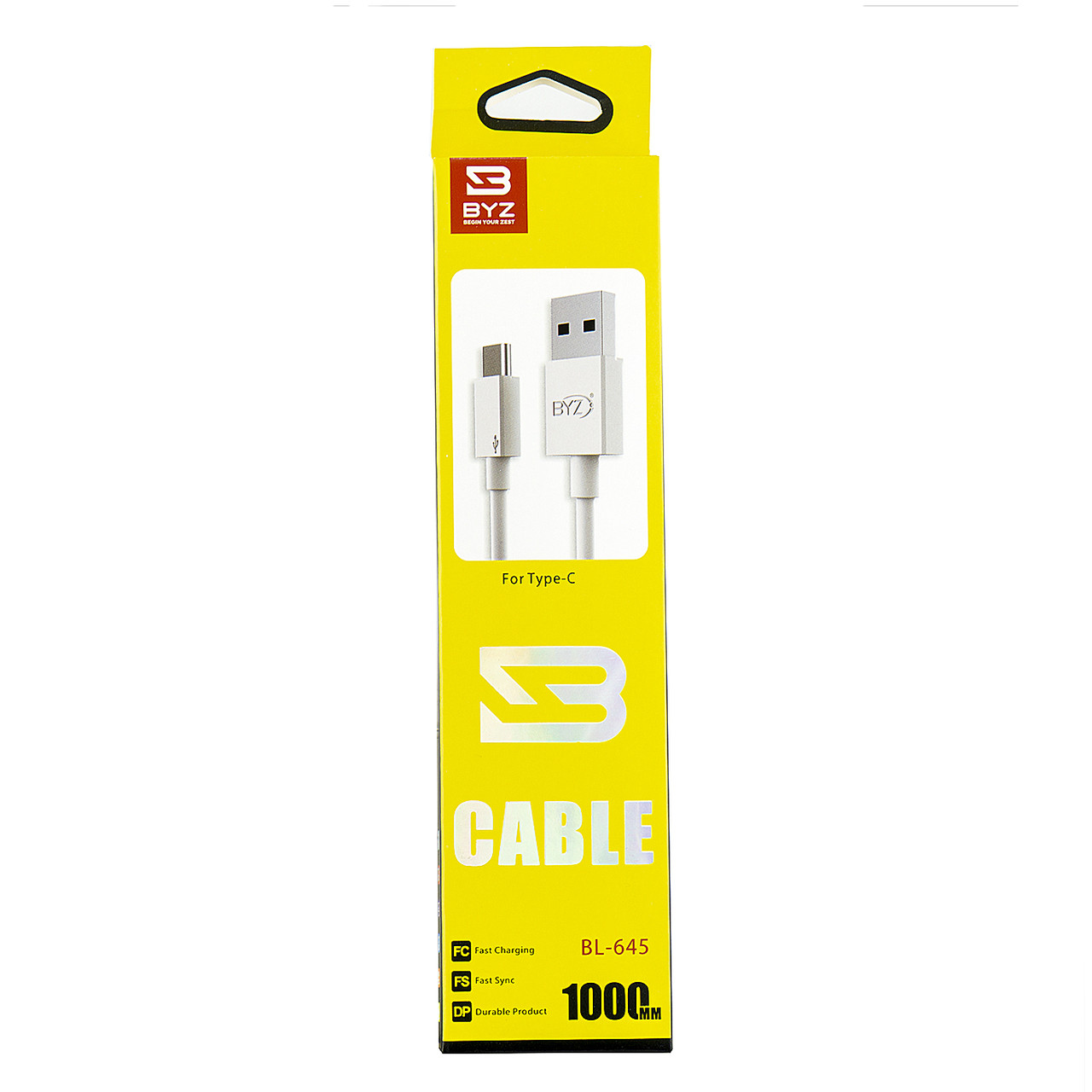 Кабель Type-C BYZ BL-645 White