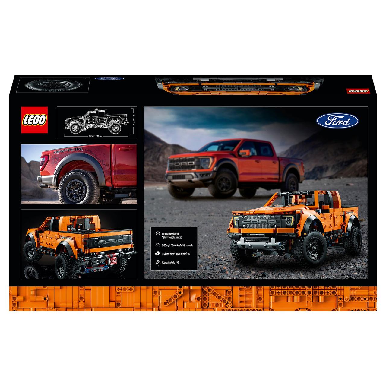 42126 Lego Technic Пикап Ford F-150 Raptor, Лего Техник - фото 2 - id-p95129656