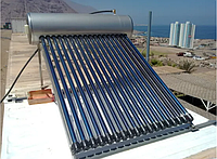 Солнечный водонагреватель ST58-18, бак 150 литров без давления, 18 вакуумных трубок, фото 1