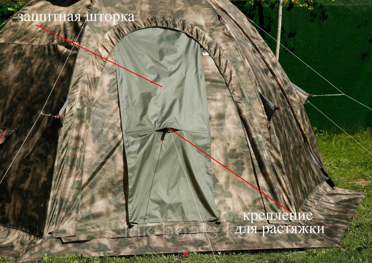 Палатка Всесезонная универсальная палатка ЛОТОС 5У Серо-салатовый - фото 3 - id-p95140088