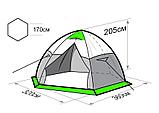 Палатка Всесезонная универсальная палатка ЛОТОС 5У Серо-салатовый, фото 9