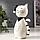 Сувенир керамика "Котик в колпаке" бело-чёрный с золотом 13,8х6х9 см, фото 4