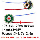 LED Driver In 3-15V, Out 3-3,7V+2,8A, 10W, 1 mode