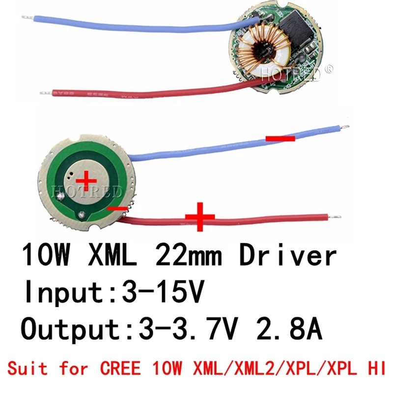 LED Driver In 3-15V, Out 3-3,7V+2,8A, 10W, 1 mode - фото 1 - id-p95149840