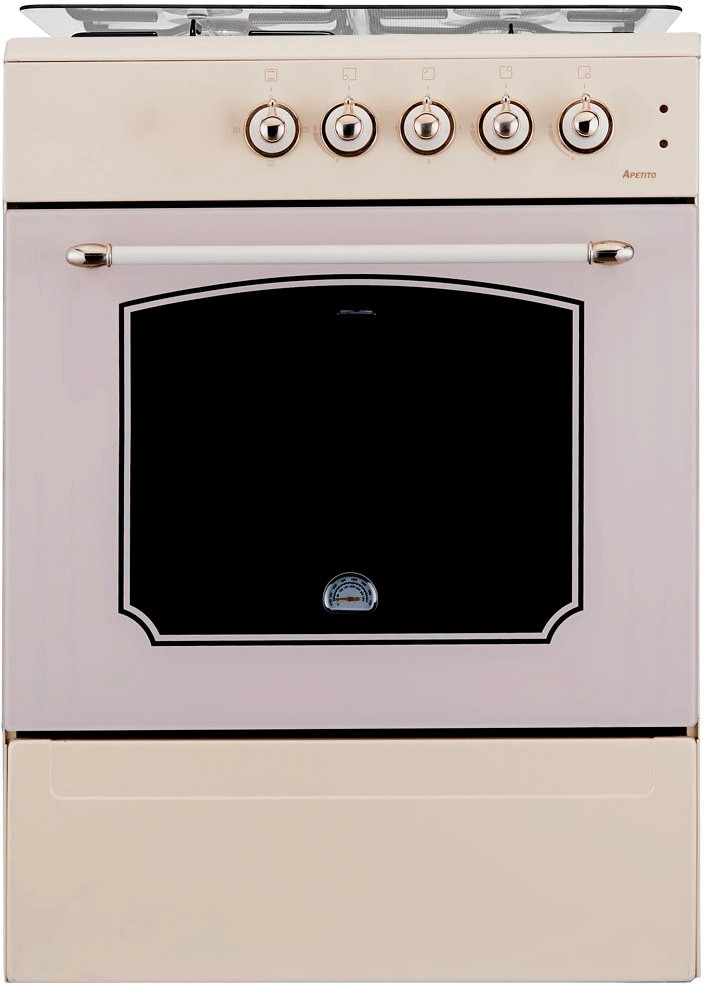 Кухонная плита Artel Apetito 10-G Retro бежевый газовая - фото 1 - id-p95154836