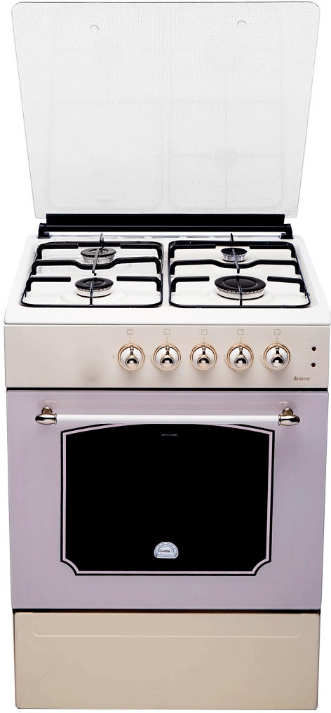 Кухонная плита Artel Apetito 10-G Retro бежевый газовая - фото 4 - id-p95154836