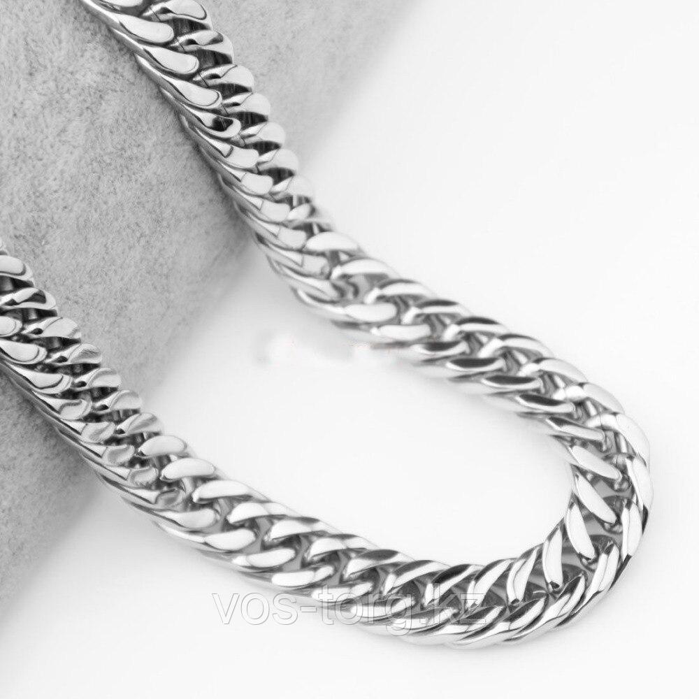 Комплект мужской цепь+браслет "Босс lux" сталь с титаном - фото 6 - id-p95157363