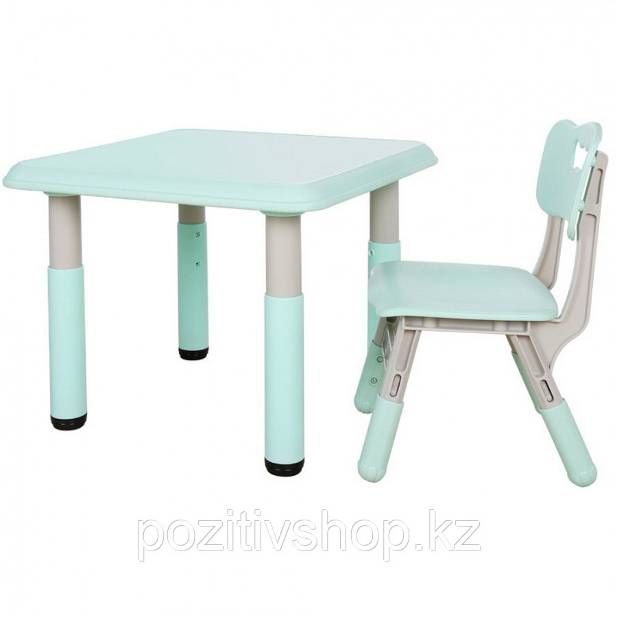 Детский стол и стульчик Pituso ментол - фото 1 - id-p95188601