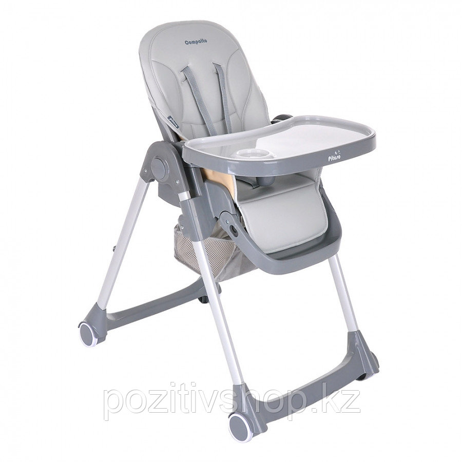 Стул для кормления Pituso Compatto Светло-серый, фото 1