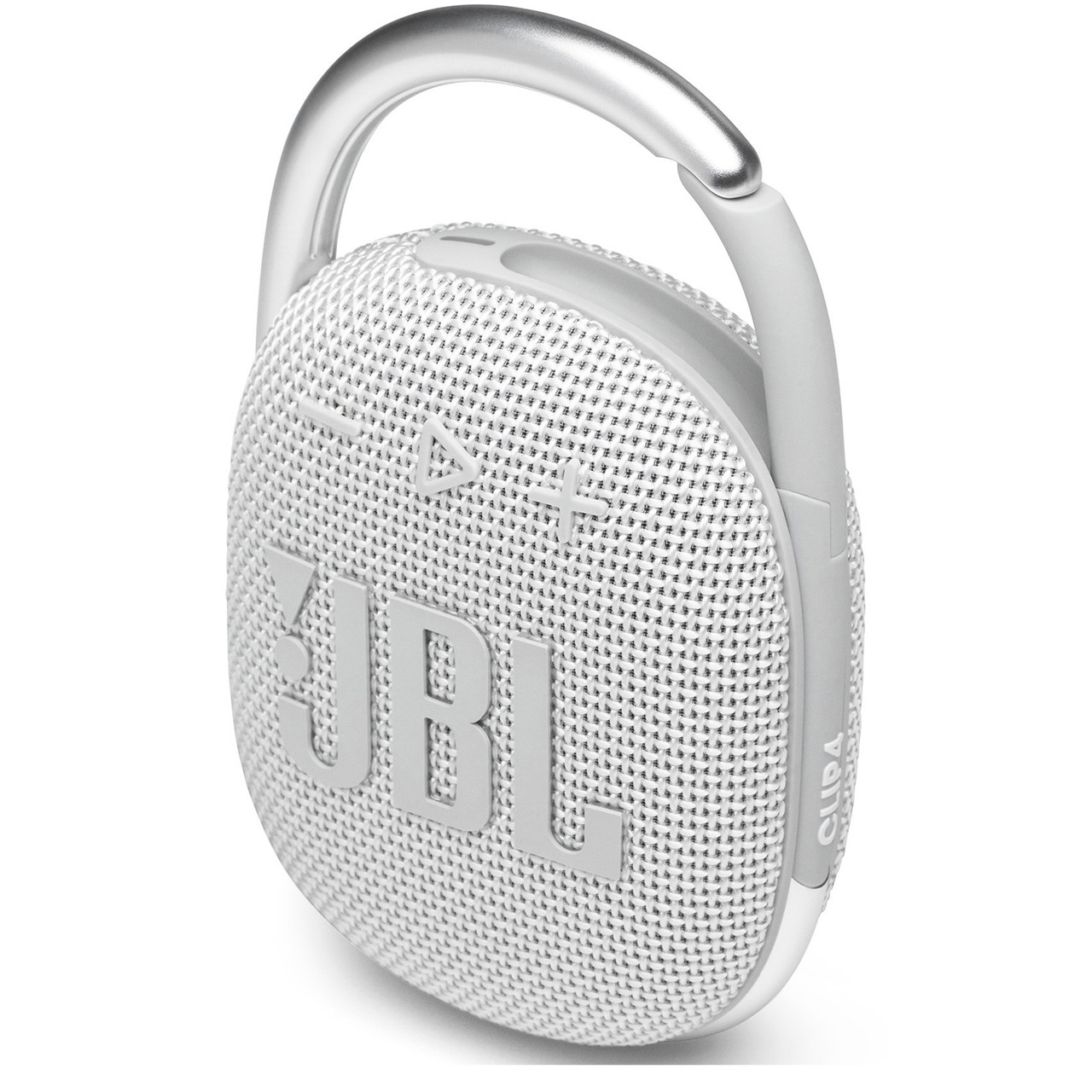 Портативная колонка JBL Clip 4 - Portable Bluetooth Speaker with Carabiner - White - фото 3 - id-p94642392