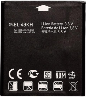 Аккумулятор для LG LU6200 (BL-49KH, 2850mAh)