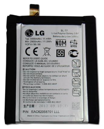 Аккумулятор для LG Optimus G2 (BL-T7, 3000mAh)
