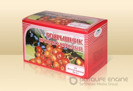 Боярышник, плоды, 20 фильтр пакетов по 2гр